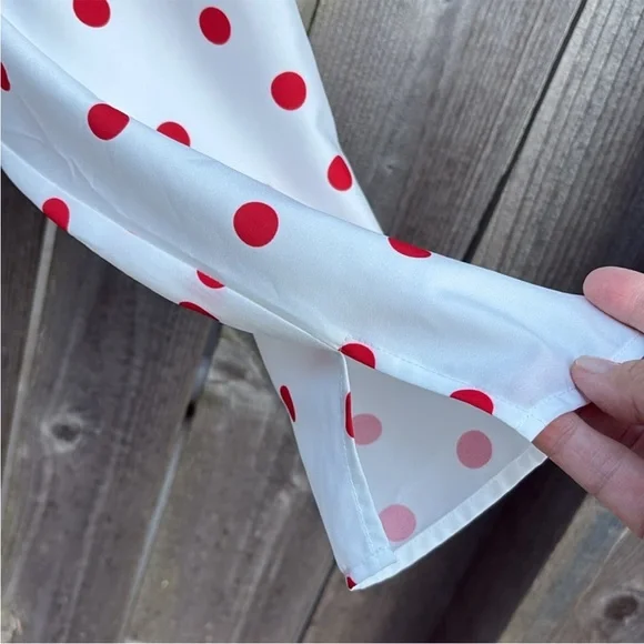 NWT Eloquii Tiered Polka Dot Dress White
Red Size 22 - Picture 5 of 13